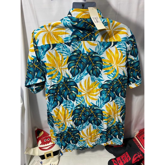 Oliver & Burke Hawaiian Shirt Tropical Island  Button Down Shirt XL - Picture 3 of 11